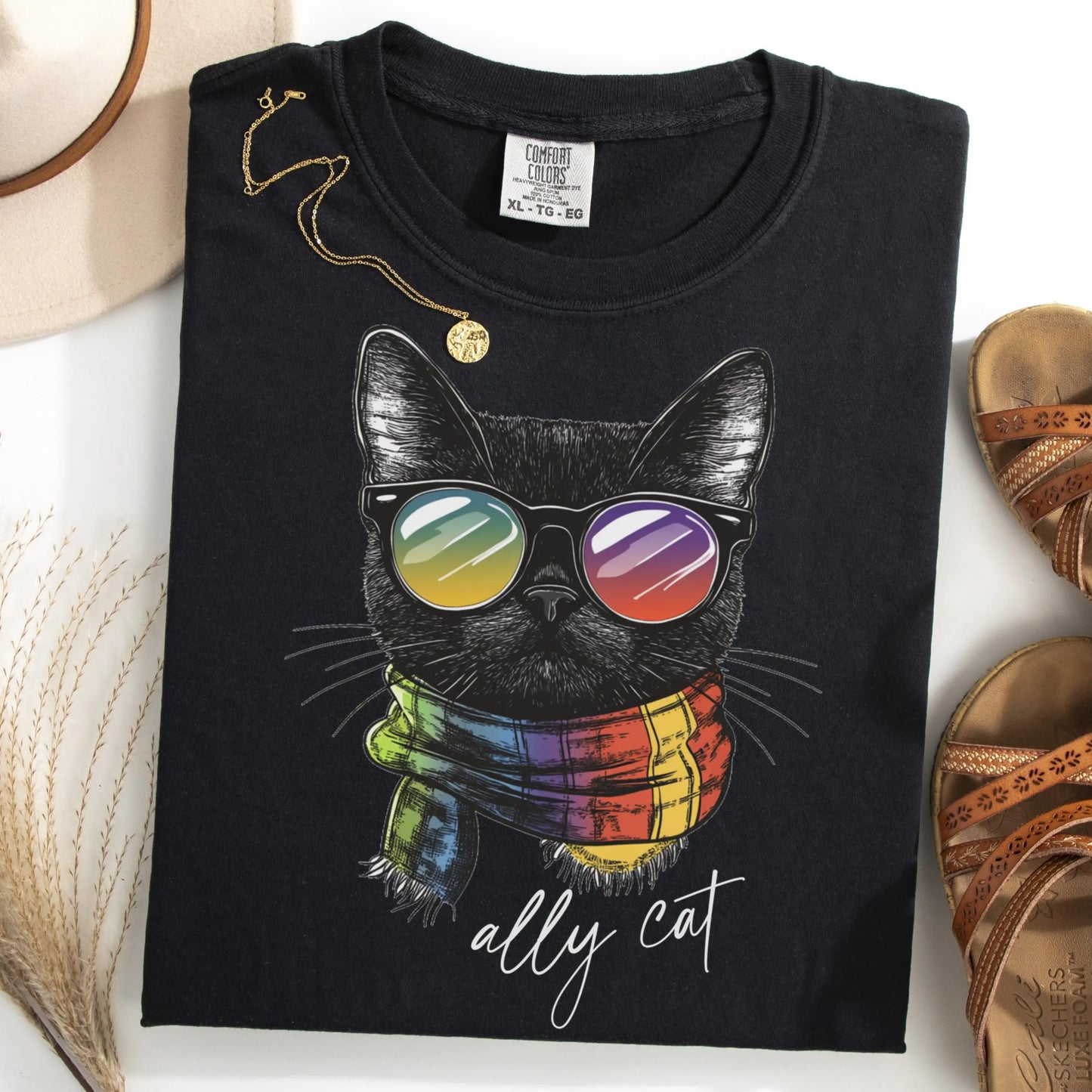 Comfort Colors Pride Shirt, Gay Shirt, LGBTQ Shirt, Lesbian Shirt, Inclusive Shirt, Funny Shirt, Transgender Shirt, Equality Shirt, Ally Cat