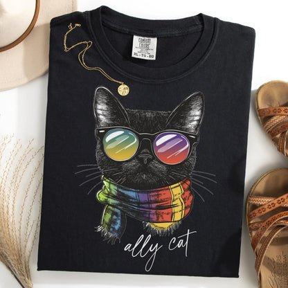 Comfort Colors Pride Shirt, Gay Shirt, LGBTQ Shirt, Lesbian Shirt, Inclusive Shirt, Funny Shirt, Transgender Shirt, Equality Shirt, Ally Cat