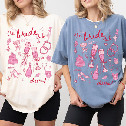 Bride Bridesmaid Shirt, Comfort Colors, Bridal Party Gift, Custom Wedding Day Getting Ready, Trendy Bachelorette Merch, Group Matching Tee