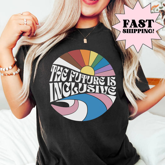 Comfort Colors Trans Shirt, Gay Shirt, Pride Shirt, Lesbian Shirt, Inclusive Shirt, Funny Shirt, Transgender Shirt, Future Is Inclusive Tee