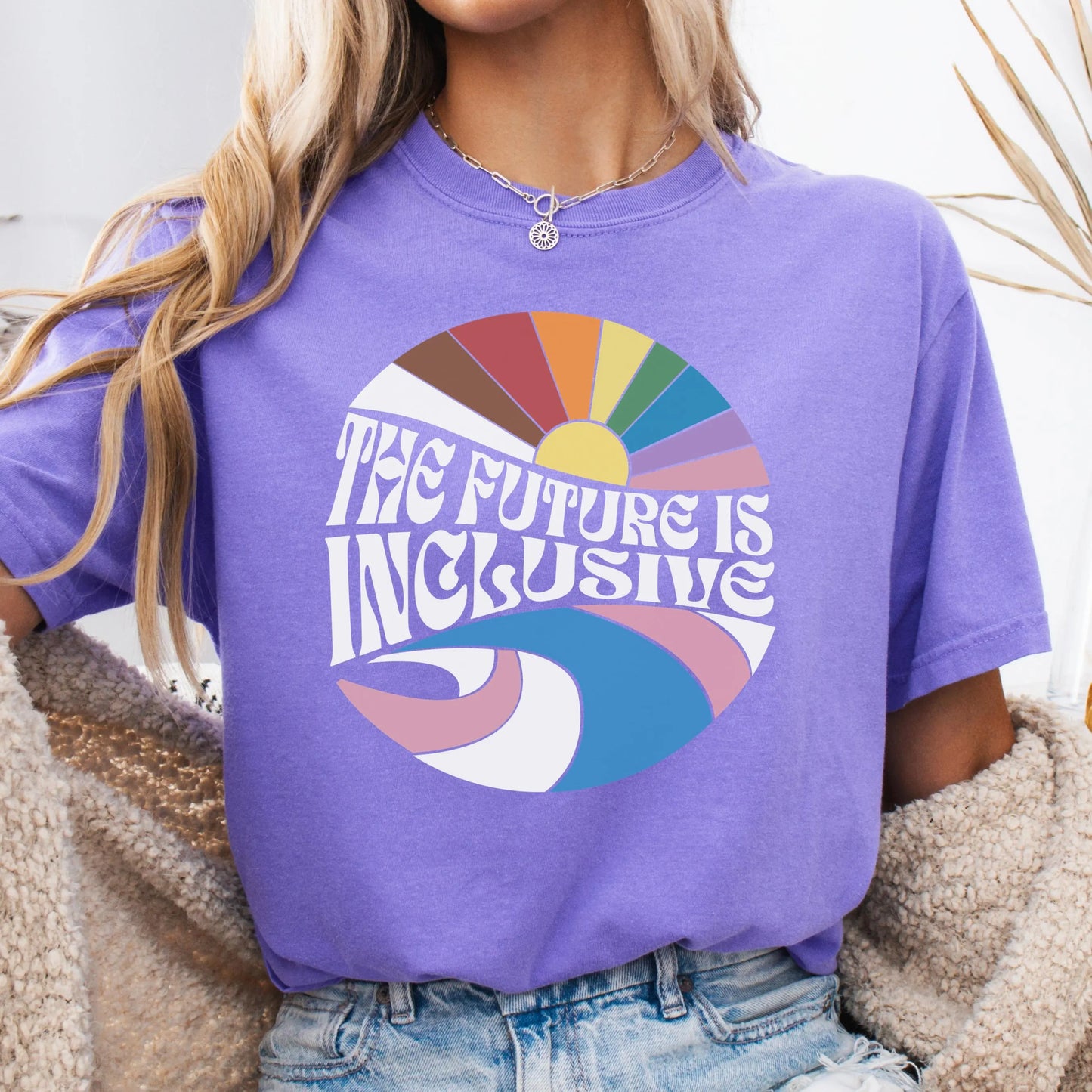 Comfort Colors Trans Shirt, Gay Shirt, Pride Shirt, Lesbian Shirt, Inclusive Shirt, Funny Shirt, Transgender Shirt, Future Is Inclusive Tee