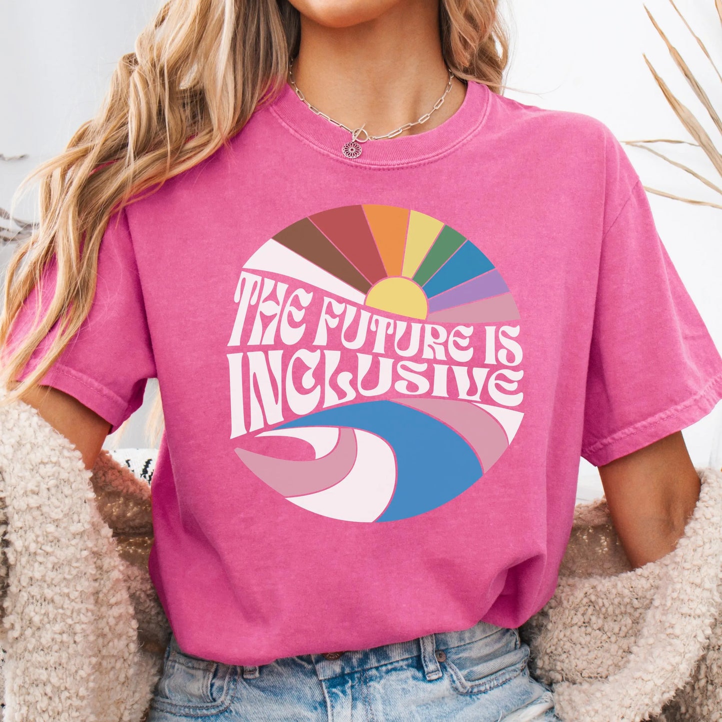 Comfort Colors Trans Shirt, Gay Shirt, Pride Shirt, Lesbian Shirt, Inclusive Shirt, Funny Shirt, Transgender Shirt, Future Is Inclusive Tee