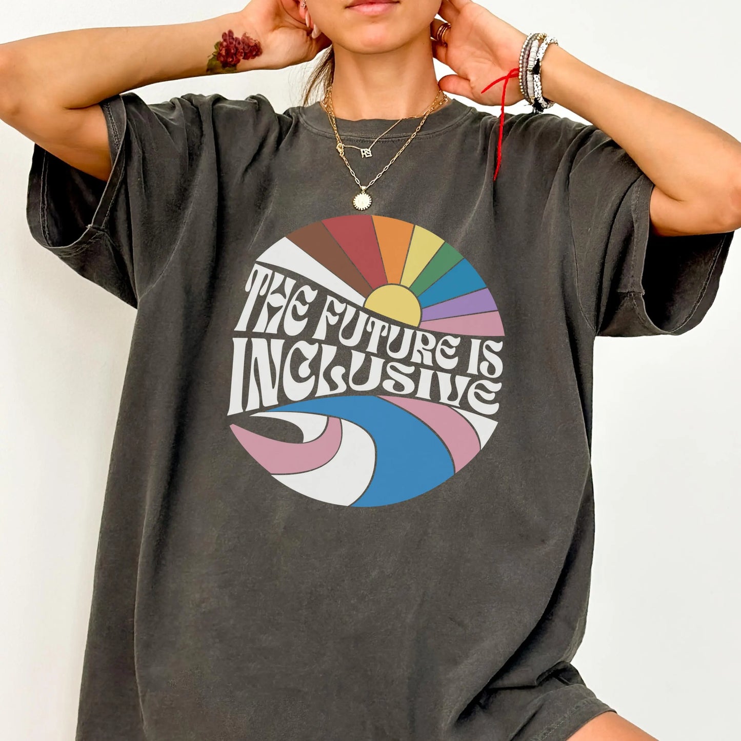 Comfort Colors Trans Shirt, Gay Shirt, Pride Shirt, Lesbian Shirt, Inclusive Shirt, Funny Shirt, Transgender Shirt, Future Is Inclusive Tee