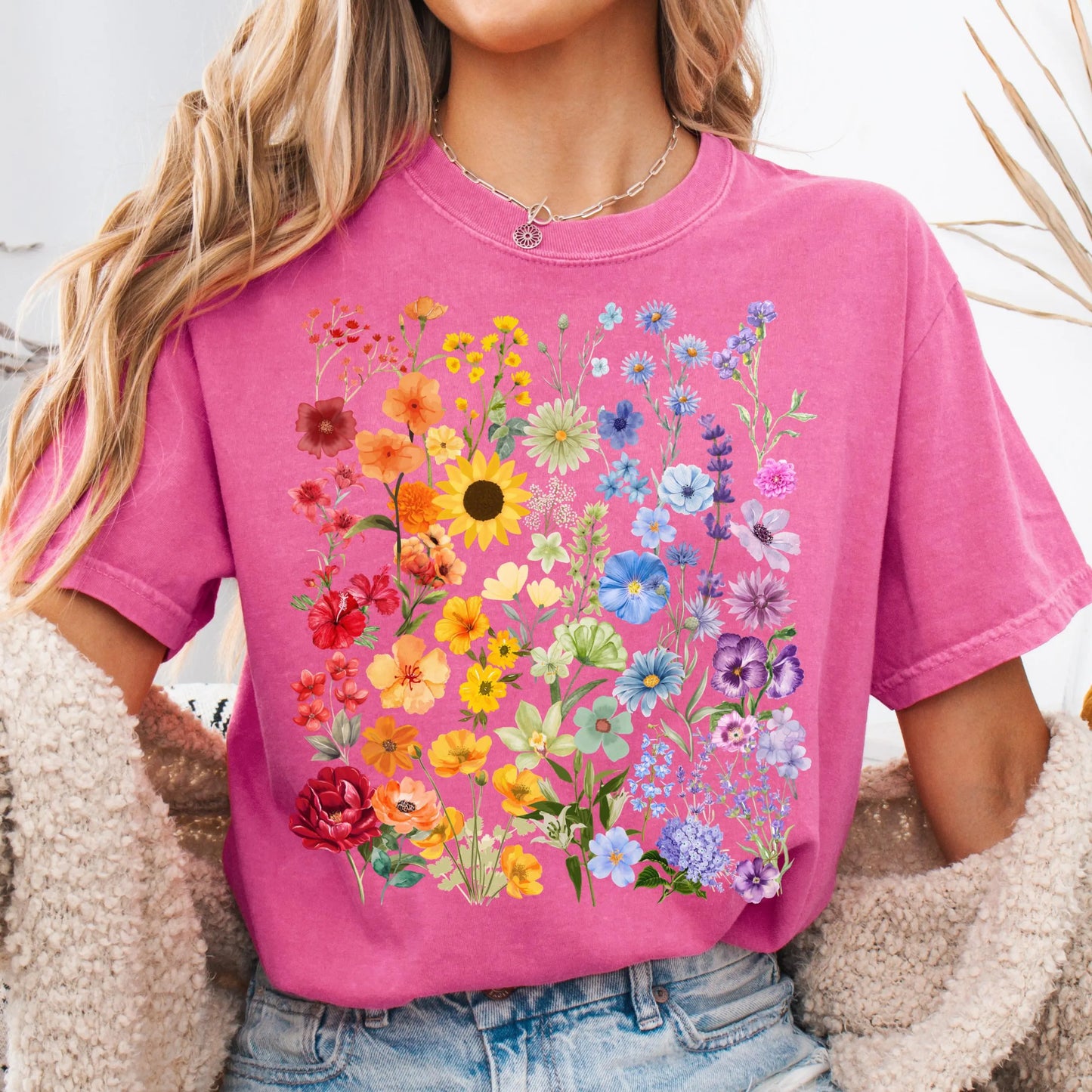Comfort Colors Pride Shirt, Gay Shirt, LGBTQ Shirt, Floral Shirt, Lesbian Shirt, Inclusive Tee, Transgender Shirt, Equality Tee, Flower Tee