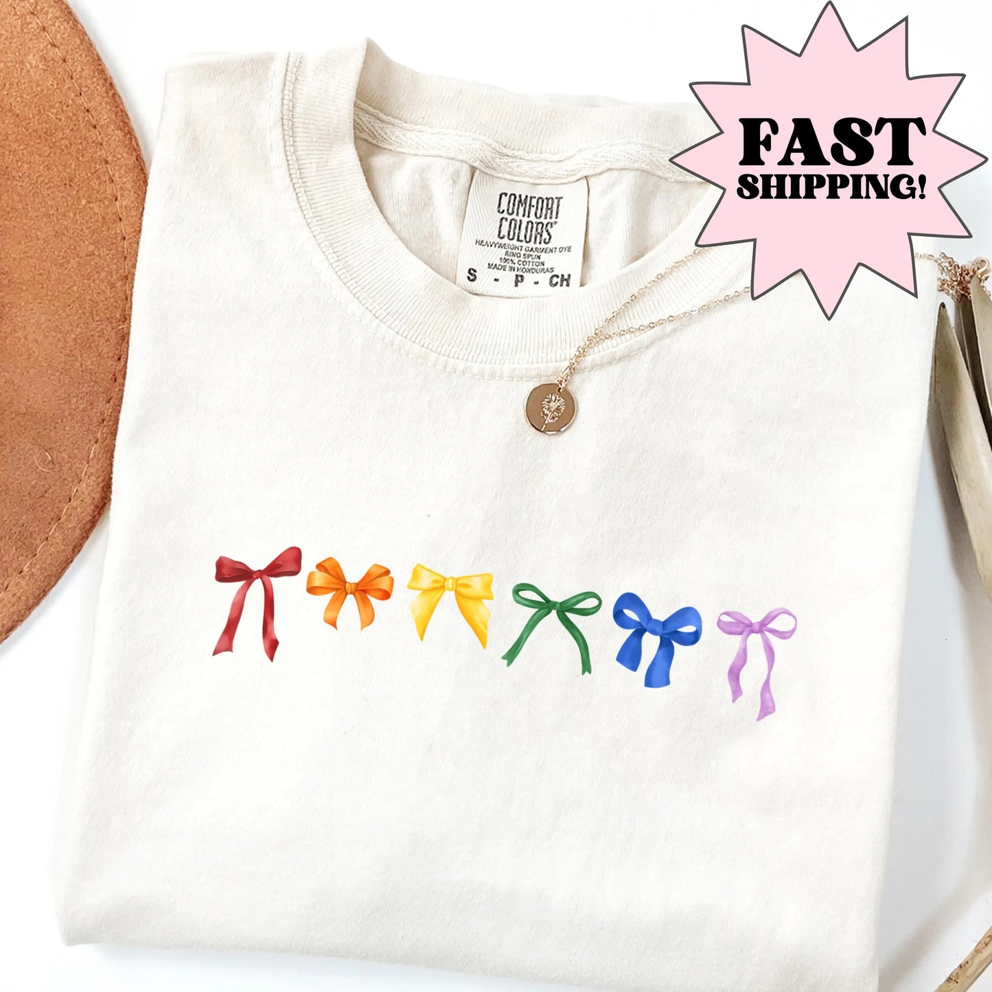 Comfort Colors Pride Shirt, Gay Shirt, LGBTQ Shirt, Trans Shirt, Lesbian Tee, Inclusive Shirt, Transgender Shirt, Equality Tee, Bow Shirt