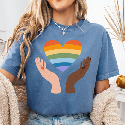 Comfort Colors Pride Shirt, Gay Shirt, LGBTQ Shirt, Trans Shirt, Inclusive Shirt, Transgender Shirt, Equality Tee, Love Wins, Diversity Tee