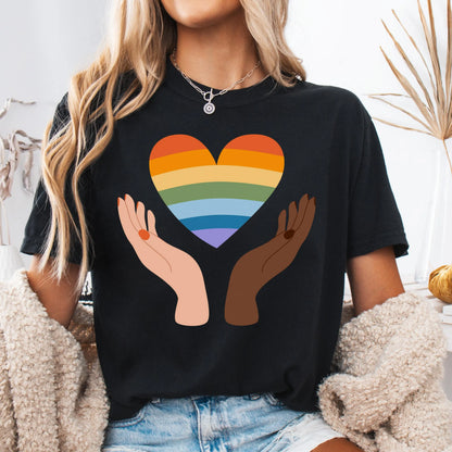 Comfort Colors Pride Shirt, Gay Shirt, LGBTQ Shirt, Trans Shirt, Inclusive Shirt, Transgender Shirt, Equality Tee, Love Wins, Diversity Tee