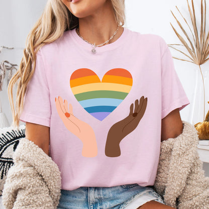 Comfort Colors Pride Shirt, Gay Shirt, LGBTQ Shirt, Trans Shirt, Inclusive Shirt, Transgender Shirt, Equality Tee, Love Wins, Diversity Tee