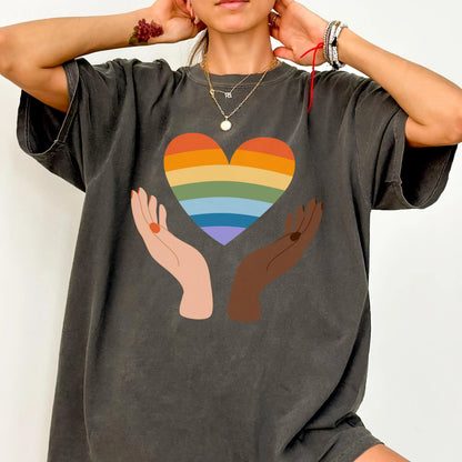 Comfort Colors Pride Shirt, Gay Shirt, LGBTQ Shirt, Trans Shirt, Inclusive Shirt, Transgender Shirt, Equality Tee, Love Wins, Diversity Tee