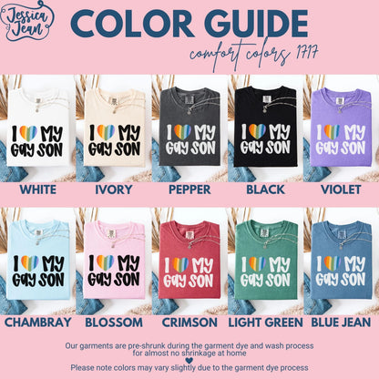 Comfort Colors Pride Shirt, Gay Shirt, Mom Shirt, LGBTQ Shirt, Trans Shirt, Inclusive Shirt, Transgender Shirt, Equality Tee, Love Wins
