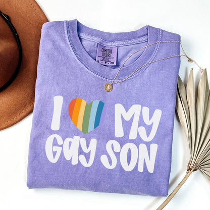 Comfort Colors Pride Shirt, Gay Shirt, Mom Shirt, LGBTQ Shirt, Trans Shirt, Inclusive Shirt, Transgender Shirt, Equality Tee, Love Wins