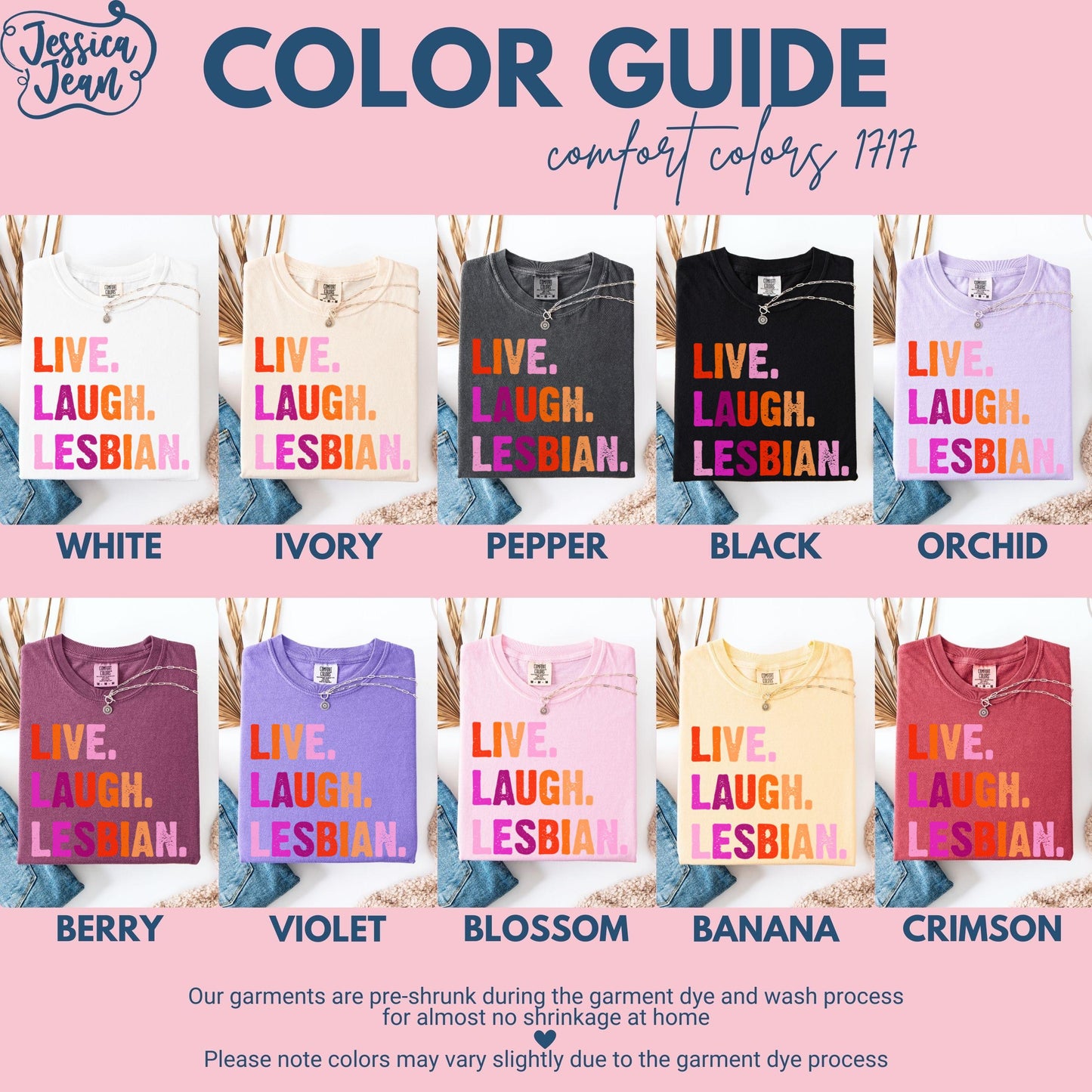 Comfort Colors Lesbian Shirt, Lesbian Pride Shirt, Pride Shirt, Gay Shirt, LGBTQ Shirt, Sapphic Shirt Shirt, Inclusive Shirt, Lesbian Flag