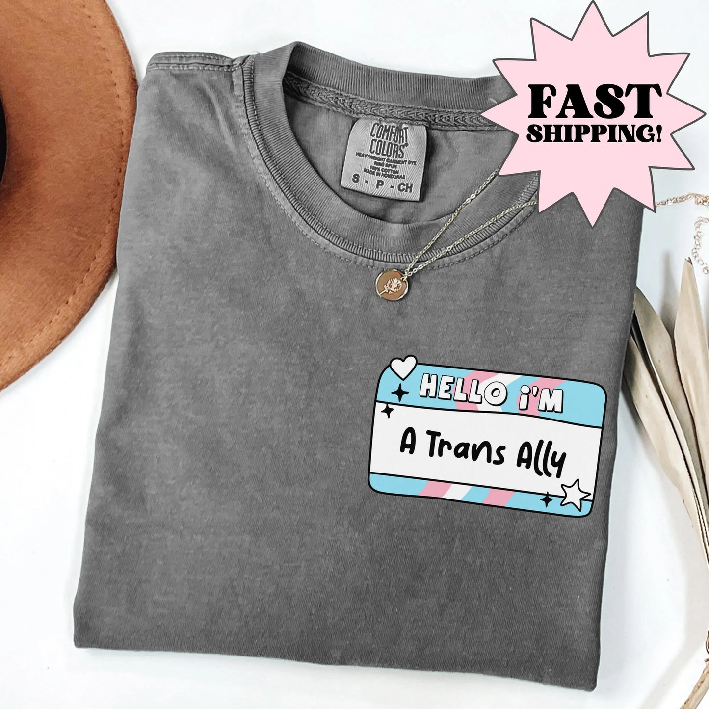 Comfort Colors Trans Shirt, Gay Shirt, Pride Shirt, Lesbian Shirt, Inclusive Shirt, Transgender Shirt, Nonbinary Shirt, Ally Shirt