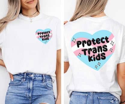 Comfort Colors Trans Shirt, Gay Shirt, Pride Shirt, Lesbian Shirt, Inclusive Shirt, Transgender Shirt, Nonbinary Shirt, Protect Trans Kids