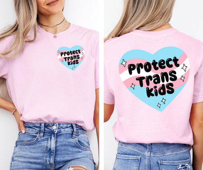Comfort Colors Trans Shirt, Gay Shirt, Pride Shirt, Lesbian Shirt, Inclusive Shirt, Transgender Shirt, Nonbinary Shirt, Protect Trans Kids