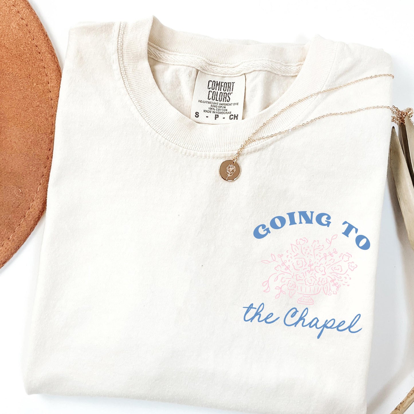 Comfort Colors Bride Shirt, Personalized Going to the Chapel Gonna Get Married Shirt, Flower Coquette Wedding Bride Tshirt, Floral Shirt