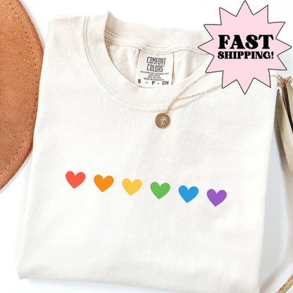Comfort Colors Pride Shirt, Gay Pride Shirt, LGBTQ Shirt, Lesbian Shirt, Inclusive Shirt, Equality Tee, Transgender Shirt, Gay Pride Gift