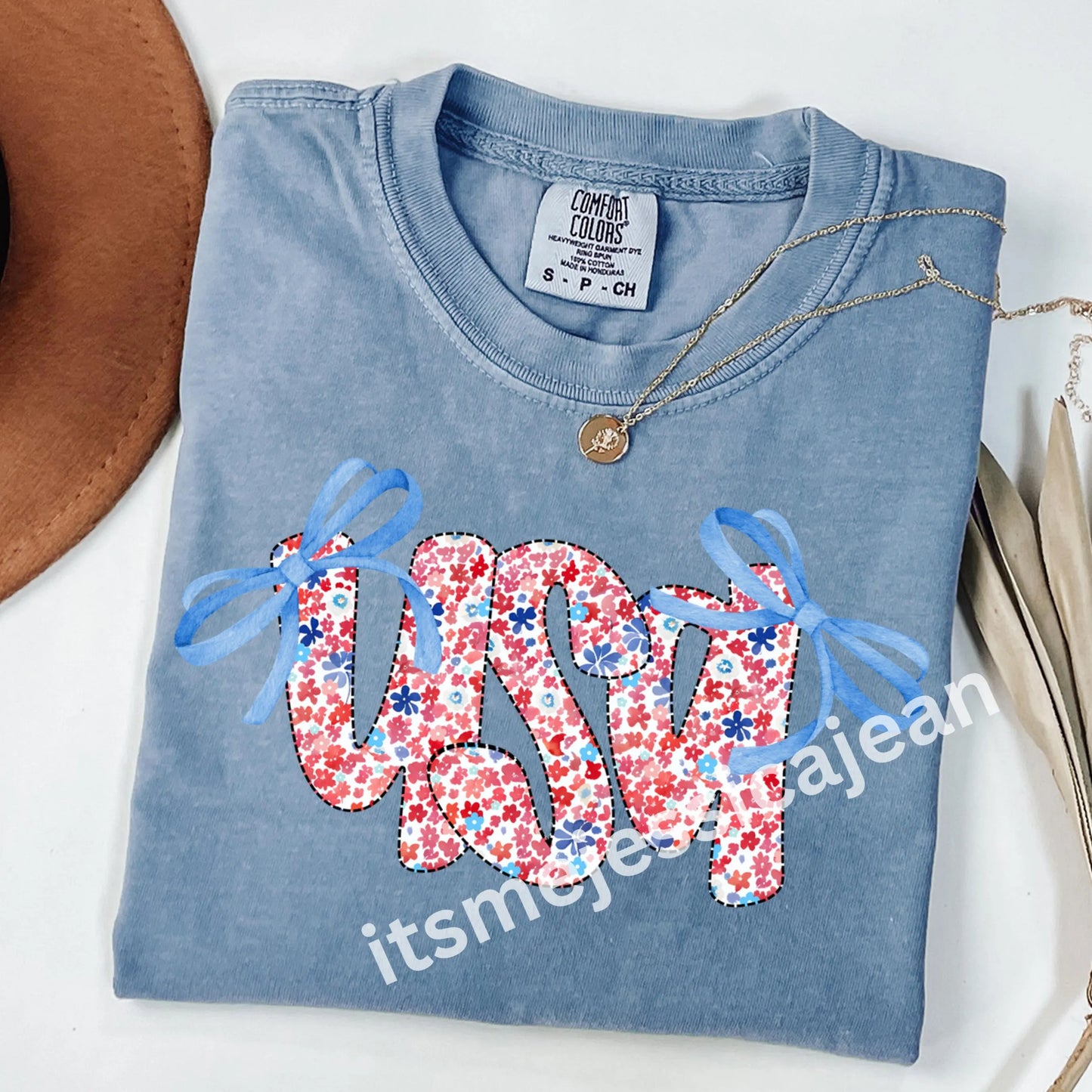 Comfort Colors 4th of July Shirt, USA Shirt, Fourth of July Shirt, American Flag Shirt, American Citizen Shirt, Floral United States Shirt