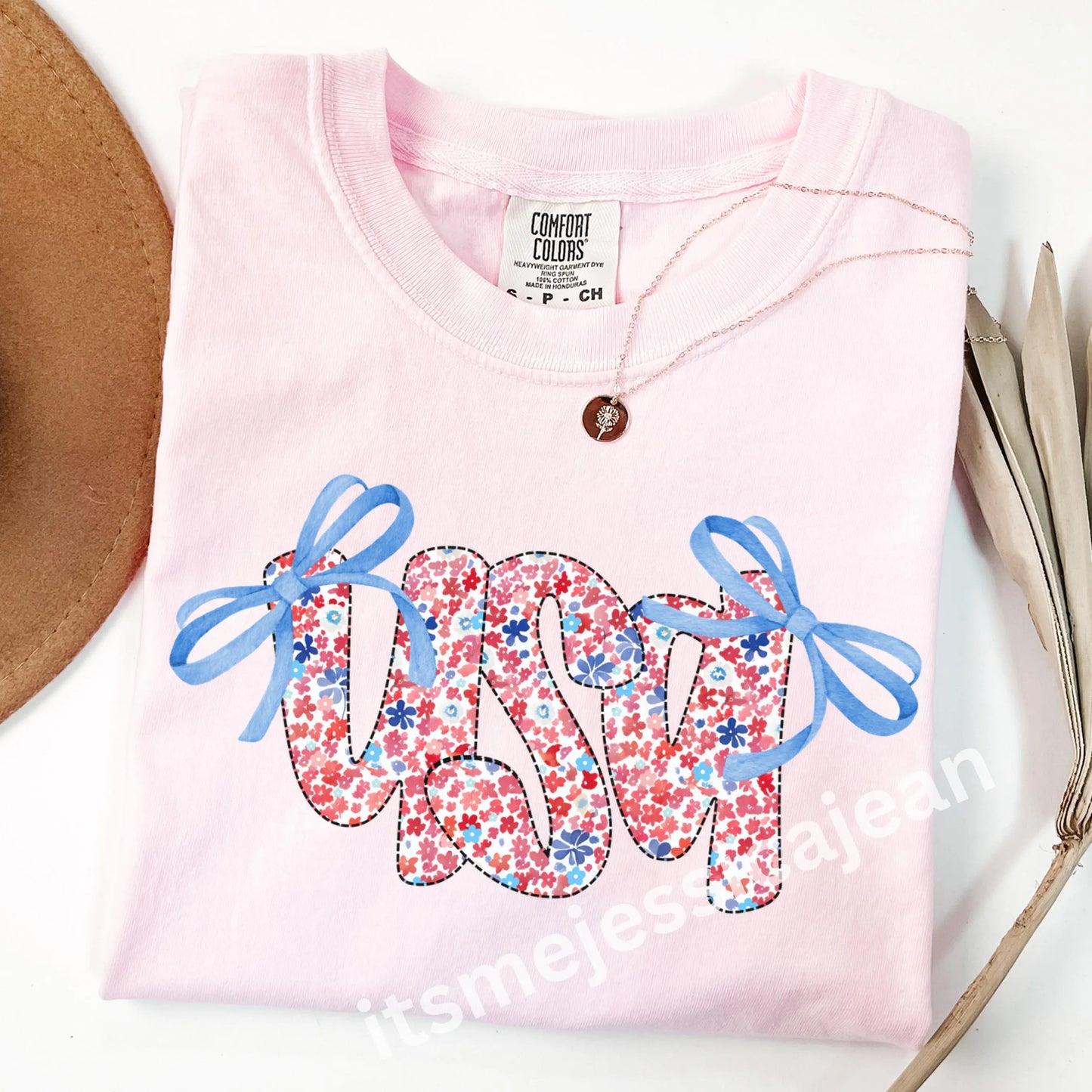 Comfort Colors 4th of July Shirt, USA Shirt, Fourth of July Shirt, American Flag Shirt, American Citizen Shirt, Floral United States Shirt