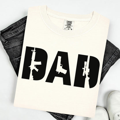 Comfort Colors Fathers Day Shirt, Dad Shirt, Dad Tshirt, Gun Shirt, First Amendment Shirt, Dad Tee, Fathers Day Gift, Dad Birthday Gift