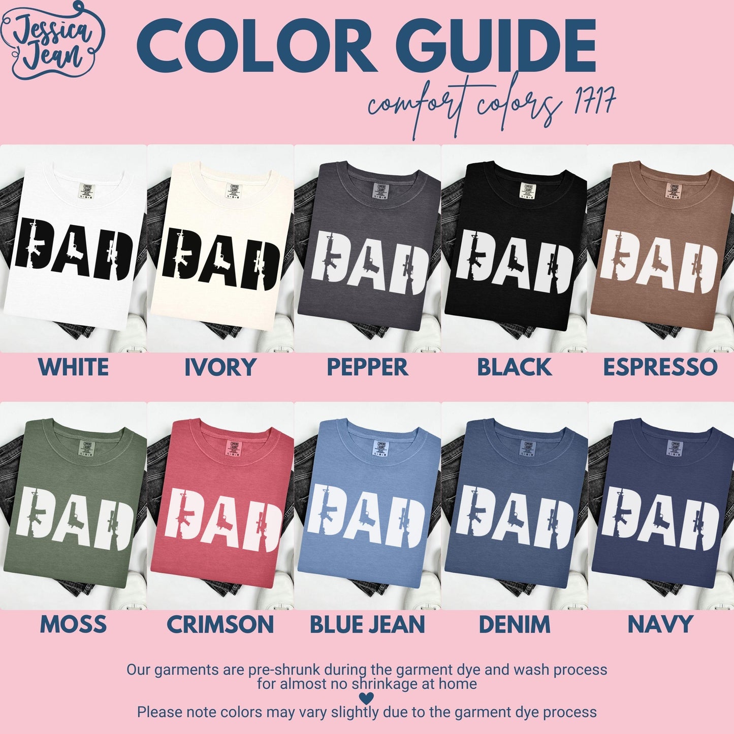 Comfort Colors Fathers Day Shirt, Dad Shirt, Dad Tshirt, Gun Shirt, First Amendment Shirt, Dad Tee, Fathers Day Gift, Dad Birthday Gift