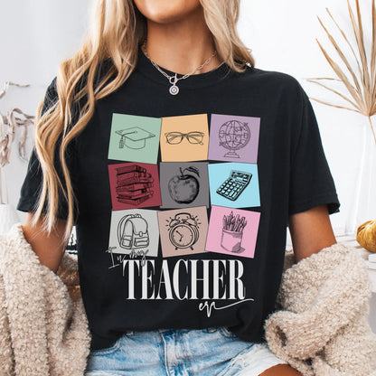 Comfort Colors Teacher Shirt, Kindergarten Teacher Shirt, Teacher Tshirt, Teacher Appreciation Shirt, Teacher Gift, In My Teacher Era