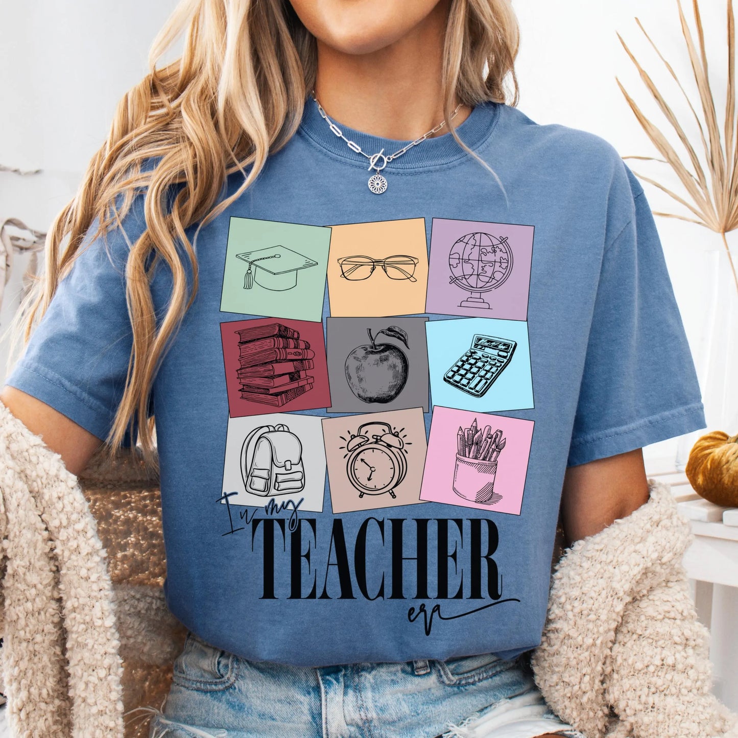 Comfort Colors Teacher Shirt, Kindergarten Teacher Shirt, Teacher Tshirt, Teacher Appreciation Shirt, Teacher Gift, In My Teacher Era