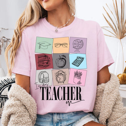Comfort Colors Teacher Shirt, Kindergarten Teacher Shirt, Teacher Tshirt, Teacher Appreciation Shirt, Teacher Gift, In My Teacher Era