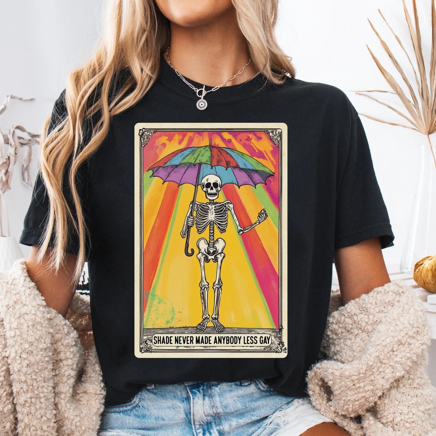 Comfort Colors Pride Shirt, Gay Pride Shirt, LGBTQ Shirt, Lesbian Shirt, Inclusive Shirt, Equality Tee, Transgender Shirt, Tarot Card Shirt