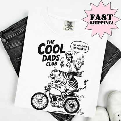 Comfort Colors Fathers Day Shirt, Dad Shirt, Cool Dads Club Tshirt, Funny Dad Shirt, Fathers Day Gift, Dad Gift, Dad Birthday Gift