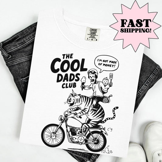 Comfort Colors Fathers Day Shirt, Dad Shirt, Cool Dads Club Tshirt, Funny Dad Shirt, Fathers Day Gift, Dad Gift, Dad Birthday Gift