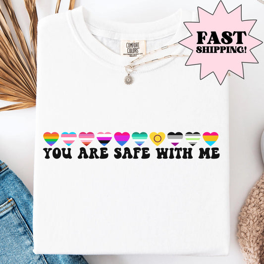 Comfort Colors Pride Shirt, Gay Shirt, LGBTQ Shirt, Lesbian Shirt, Inclusive Shirt, Trans Shirt, Equality Tee, Queer Shirt, Gay Ally Tshirt