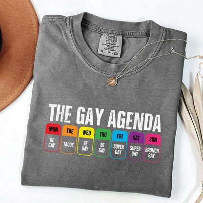 Comfort Colors Pride Shirt, Gay Shirt, LGBTQ Shirt, Lesbian Shirt, Inclusive Shirt, Trans Shirt, Equality Tee, Queer Shirt, Gay Agenda Shirt