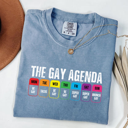 Comfort Colors Pride Shirt, Gay Shirt, LGBTQ Shirt, Lesbian Shirt, Inclusive Shirt, Trans Shirt, Equality Tee, Queer Shirt, Gay Agenda Shirt