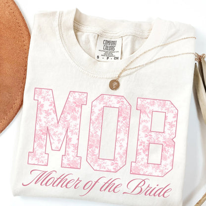 Comfort Colors Mother Of The Bride Gift, Mother Of The Groom Gift, Wedding Party Shirt, MOB Shirt, MOG Shirt, Bachelorette Shirt, Mom Gift