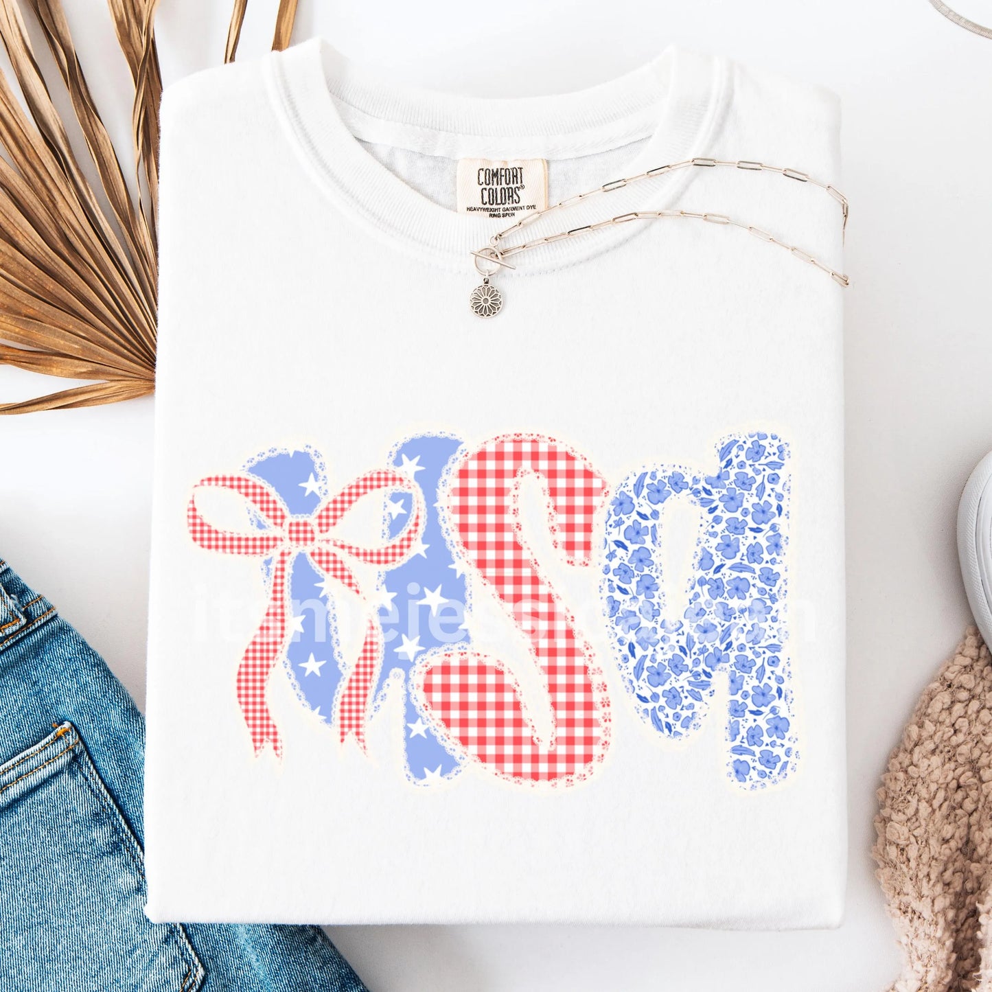 Comfort Colors 4th of July Shirt, USA Shirt, Fourth of July Shirt, American Flag Shirt, American Citizen Shirt, Floral United States Shirt