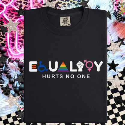 Comfort Colors Pride Shirt, Gay Shirt, LGBTQ Shirt, Lesbian Shirt, Inclusive Shirt, Trans Shirt, Queer Tee, Equality Hurts No One Shirt