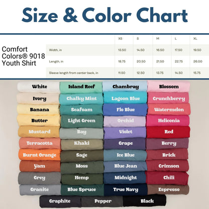 Comfort Colors Youth Last Day of School Shirt, Autograph Shirt, Kids Summer T-Shirt, Schools Out For Summer Shirt,  End of School Shirt