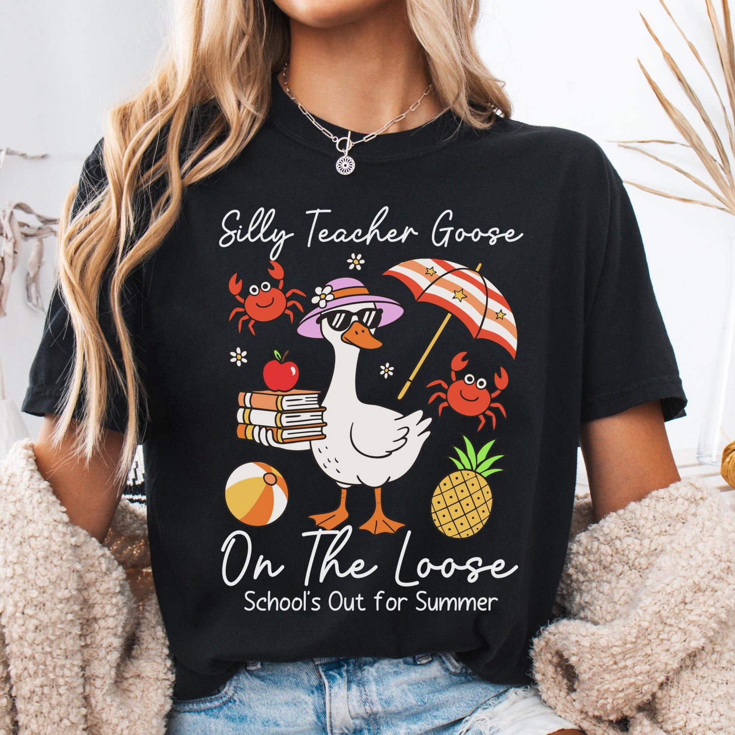Comfort Colors Teacher Shirt, Last Day Of School Shirts, Silly Goose Shirt, Kindergarten Teacher Shirt, School Shirt, Teacher Appreciation