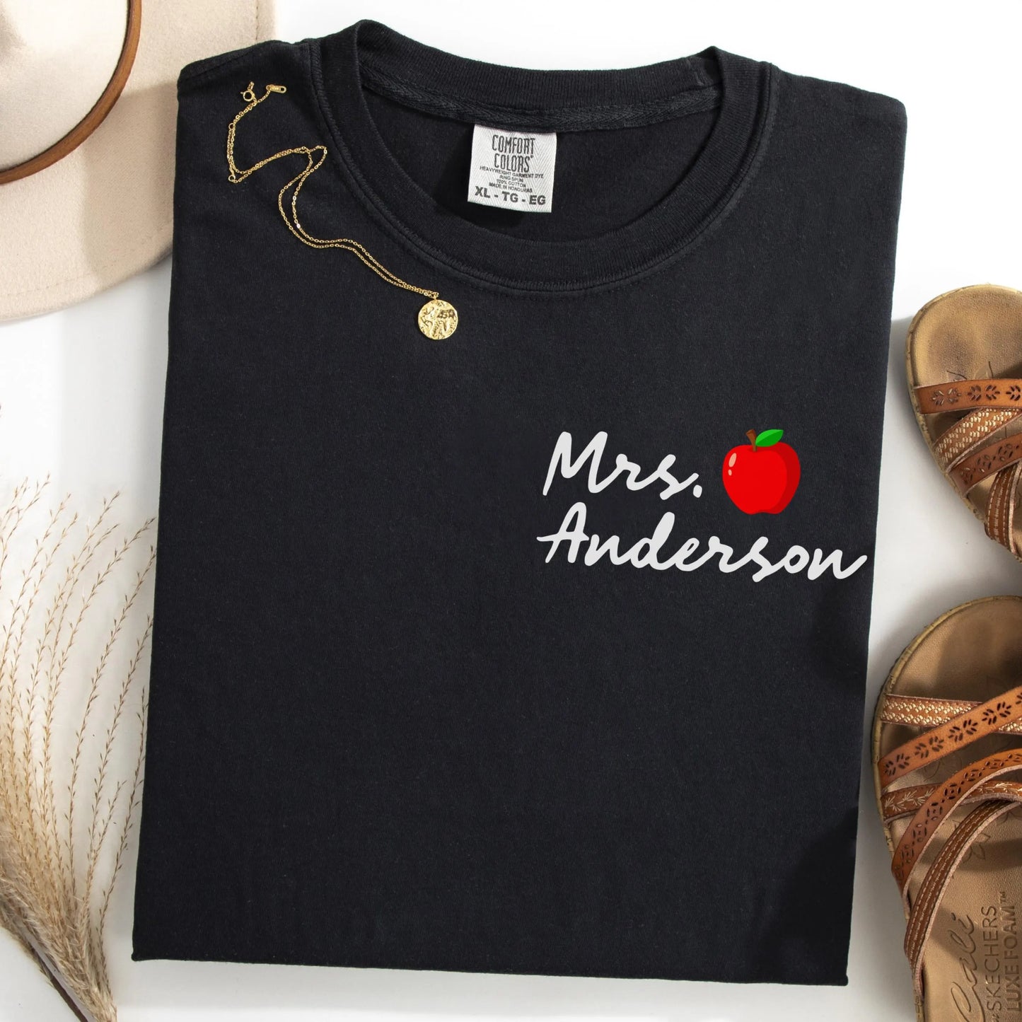 Comfort Colors Teacher Shirt, Kindergarten Teacher Shirt, Custom Name Teacher Shirt, New Teacher Tee, Teacher Appreciation Gift