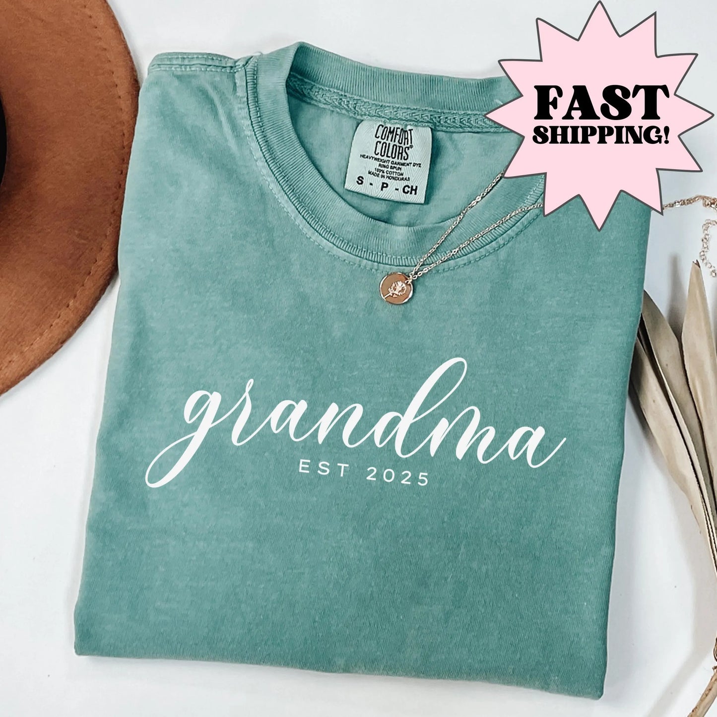 Comfort Colors Grandma Shirt, Mother's Day Shirt, New Grandma Shirt, Nana Shirt, Custom Mom Shirt, Pregnancy Reveal Shirt, Grandma Gift