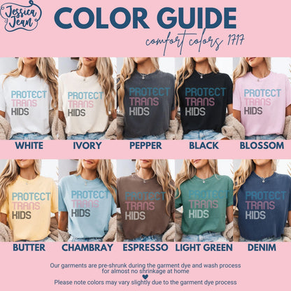 Comfort Colors Trans Shirt, Gay Shirt, Pride Shirt, Lesbian Shirt, Inclusive Shirt, Funny Shirt, Transgender Shirt, Protect Trans Kids Shirt