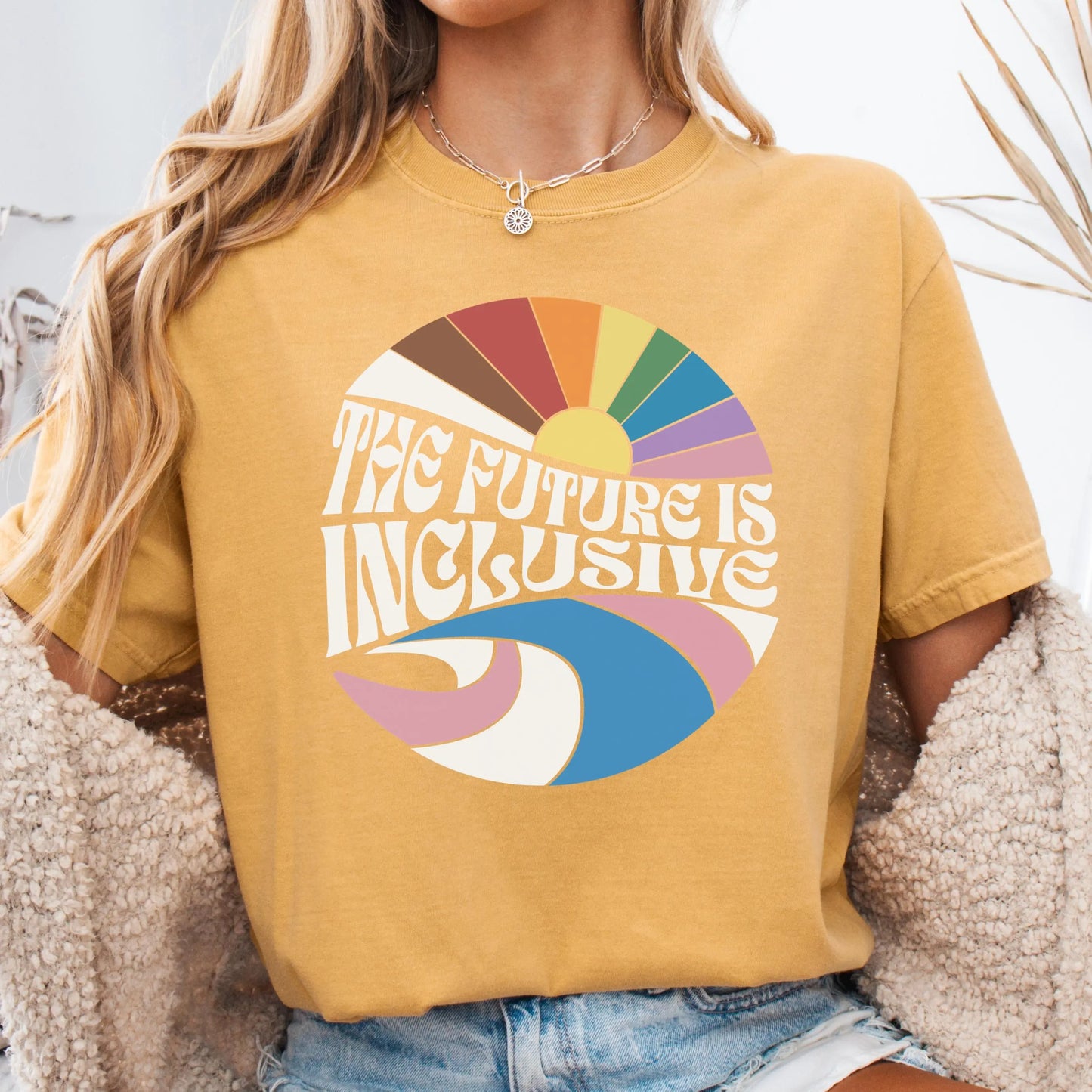Comfort Colors Trans Shirt, Gay Shirt, Pride Shirt, Lesbian Shirt, Inclusive Shirt, Funny Shirt, Transgender Shirt, Future Is Inclusive Tee