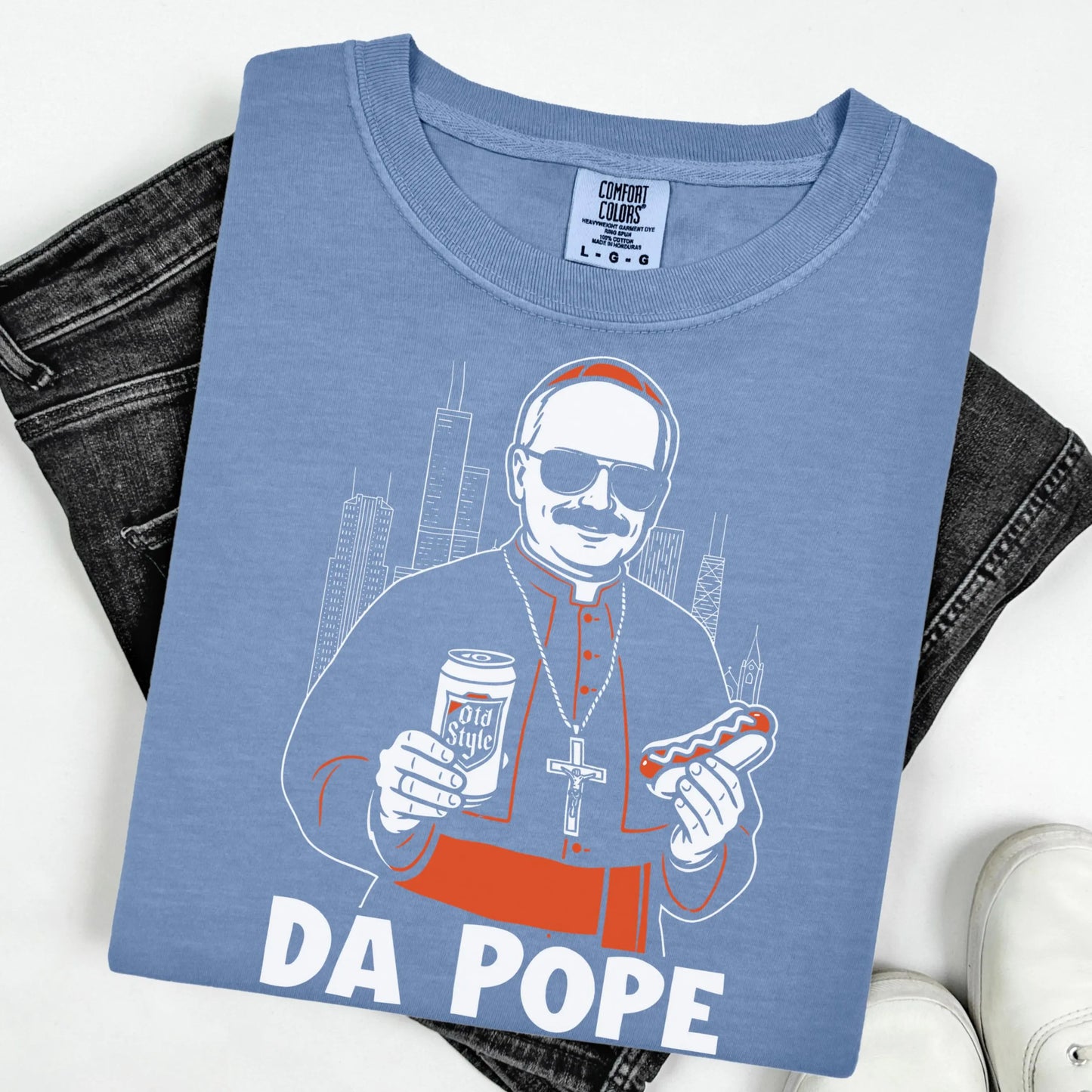 Comfort Colors Pope Shirt, Da Pope Shirt, Chicago Pope Leo XIV Shirt, American Pope Shirt, Pope Tee, New Pope Shirt, Funny Pope Shirt
