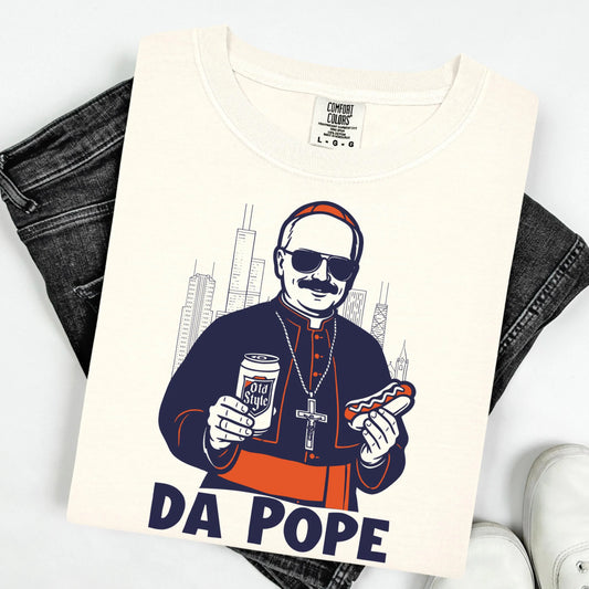 Comfort Colors Pope Shirt, Da Pope Shirt, Chicago Pope Leo XIV Shirt, American Pope Shirt, Pope Tee, New Pope Shirt, Funny Pope Shirt