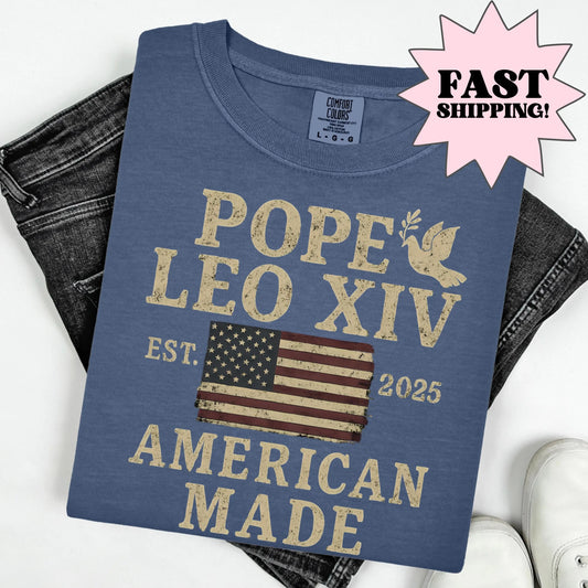 Comfort Colors Pope Shirt, Da Pope Shirt, Chicago Pope Leo XIV Shirt, American Pope Shirt, Pope Tee, New Pope Shirt, Funny Pope Shirt