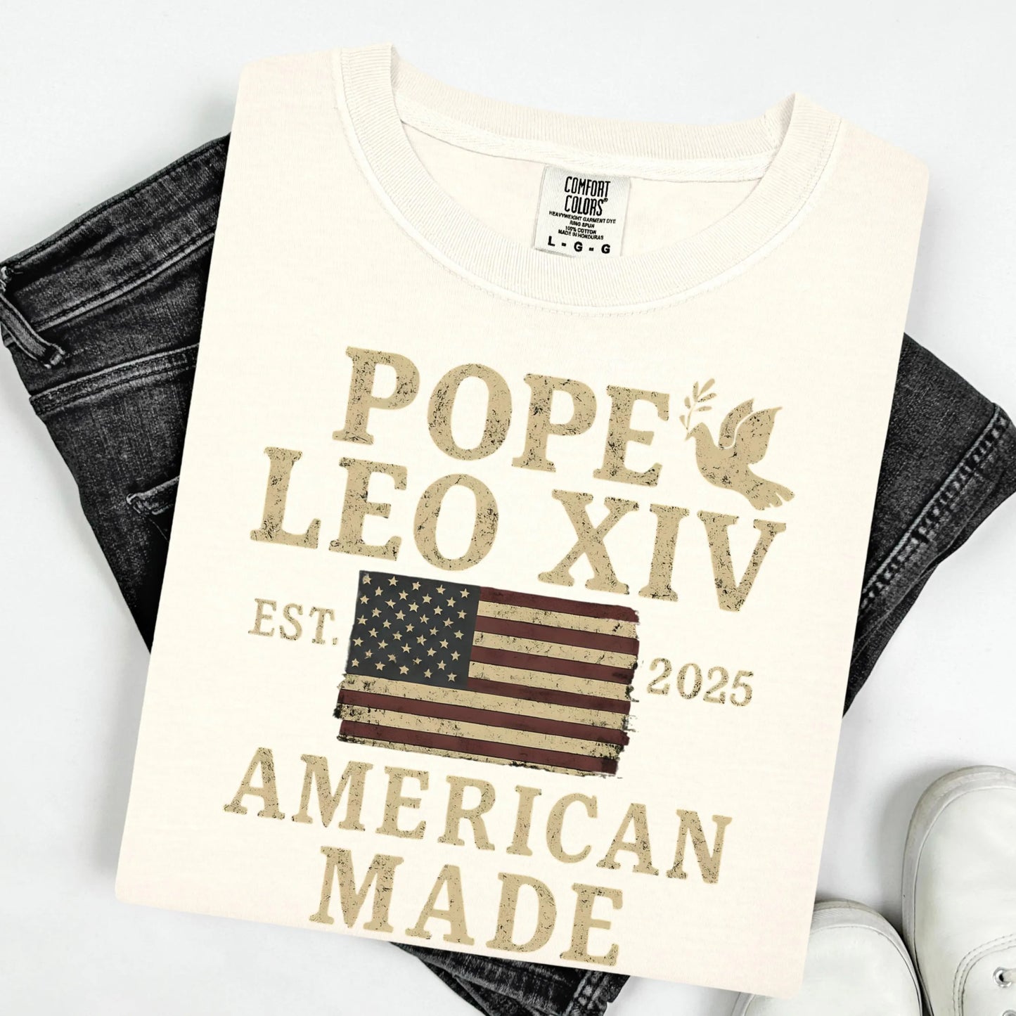 Comfort Colors Pope Shirt, Da Pope Shirt, Chicago Pope Leo XIV Shirt, American Pope Shirt, Pope Tee, New Pope Shirt, Funny Pope Shirt