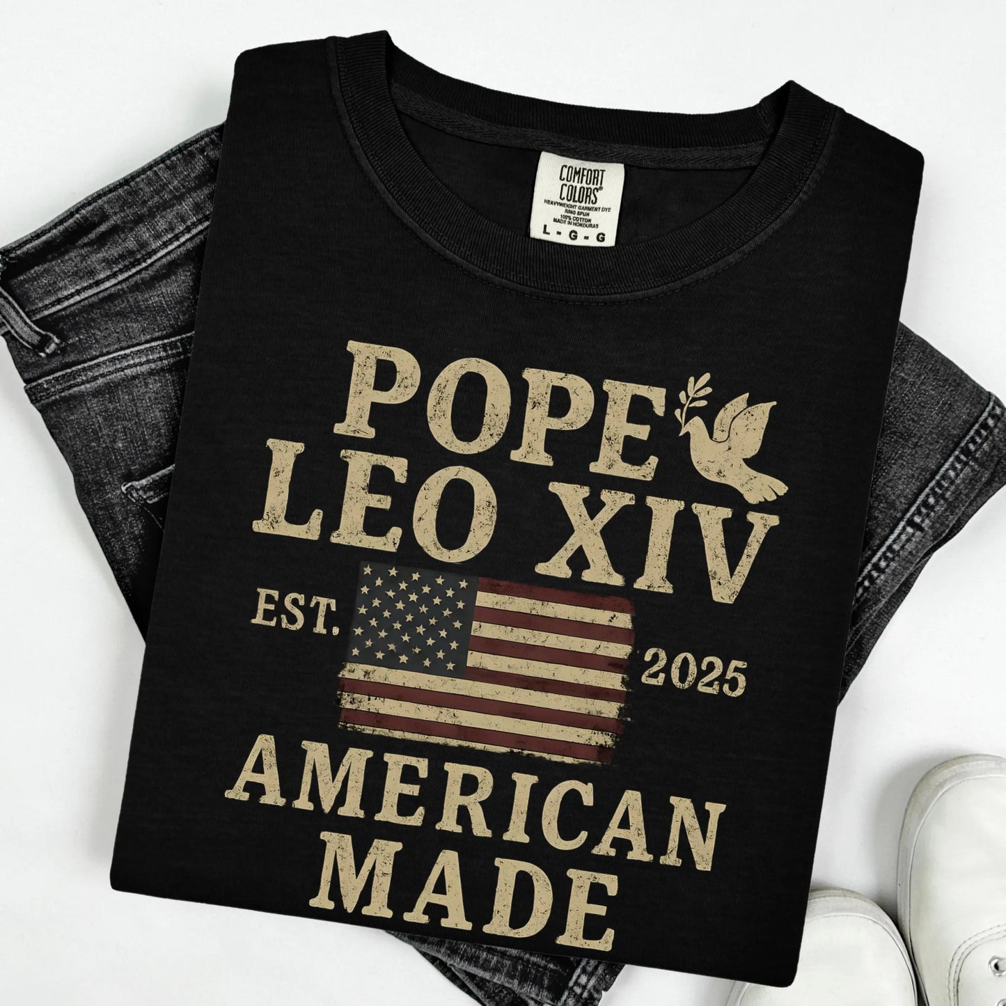 Comfort Colors Pope Shirt, Da Pope Shirt, Chicago Pope Leo XIV Shirt, American Pope Shirt, Pope Tee, New Pope Shirt, Funny Pope Shirt