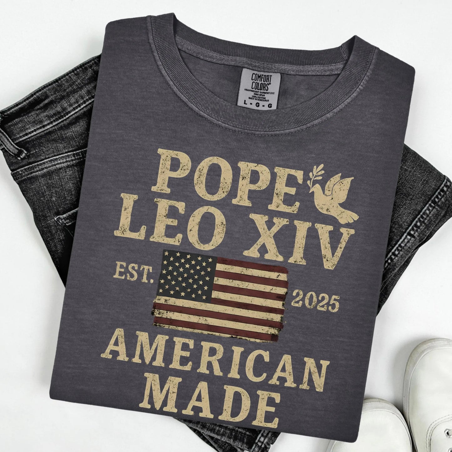 Comfort Colors Pope Shirt, Da Pope Shirt, Chicago Pope Leo XIV Shirt, American Pope Shirt, Pope Tee, New Pope Shirt, Funny Pope Shirt