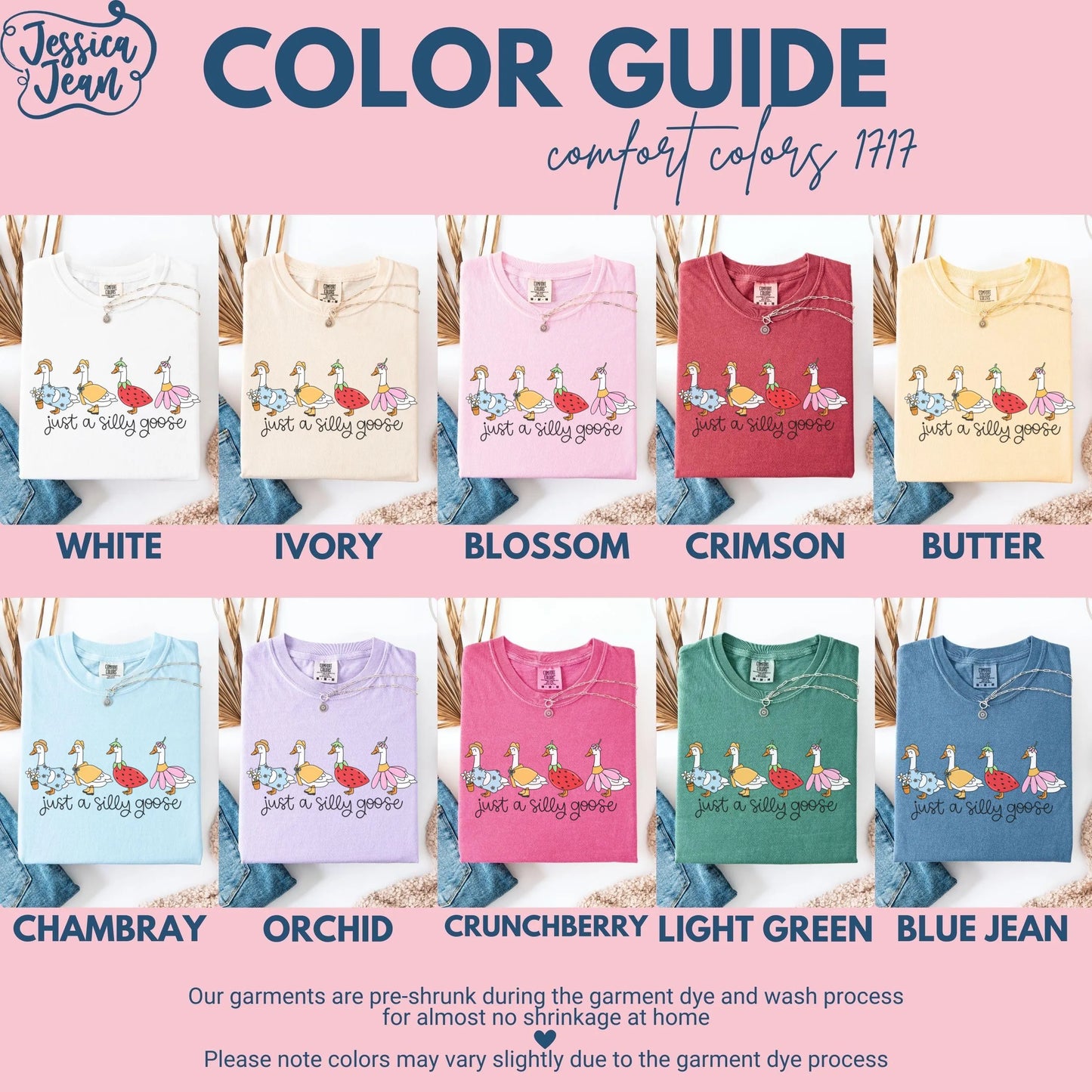 Comfort Colors Silly Goose On The Loose Shirt, Goose T-Shirt, Silly Goose Shirts, Funny Graphic Shirt, Cute Goose Shirt, Easter Shirt